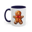 Christmas Mug - Gingerbread Man Red Bow