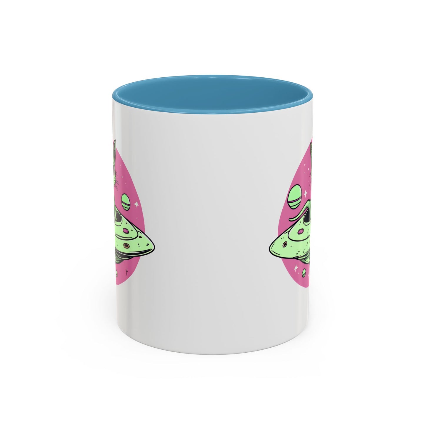 Alien Mug - Flying Saucer Cat