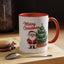 Christmas Mug - Merry Christmas Red Text Santa Tree Presents