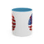 4th of July Mug - Baseball American Flag