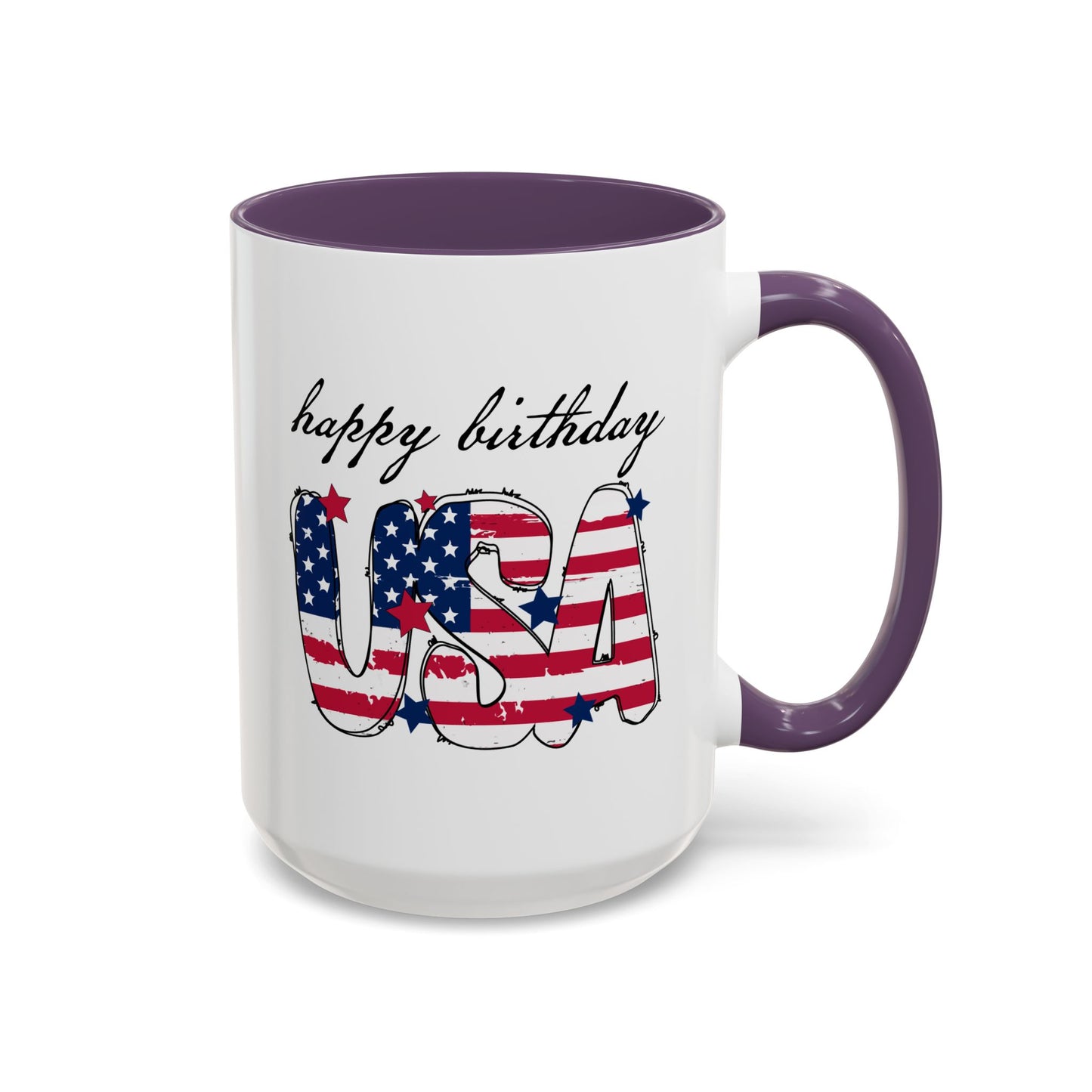4th of July Mug - Happy Birthday USA