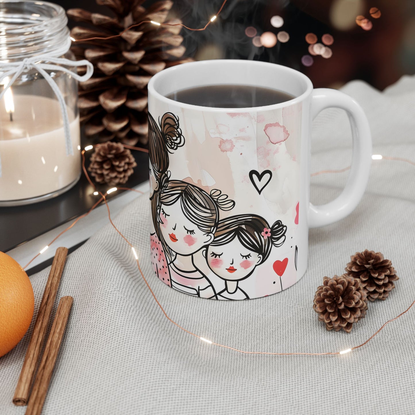 Mother's Day Mug - Mom & Daughters