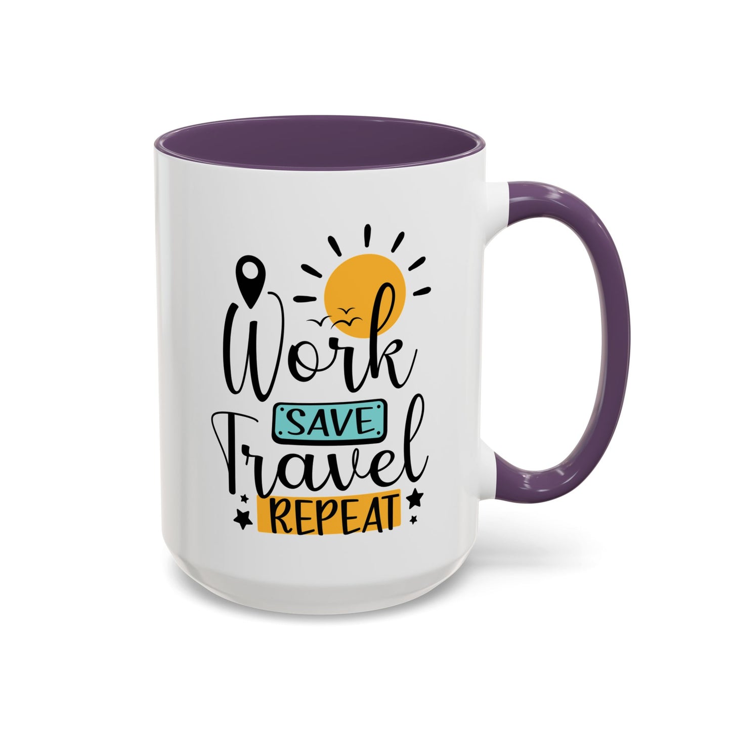 Adventure Mug - Work Save Travel Repeat