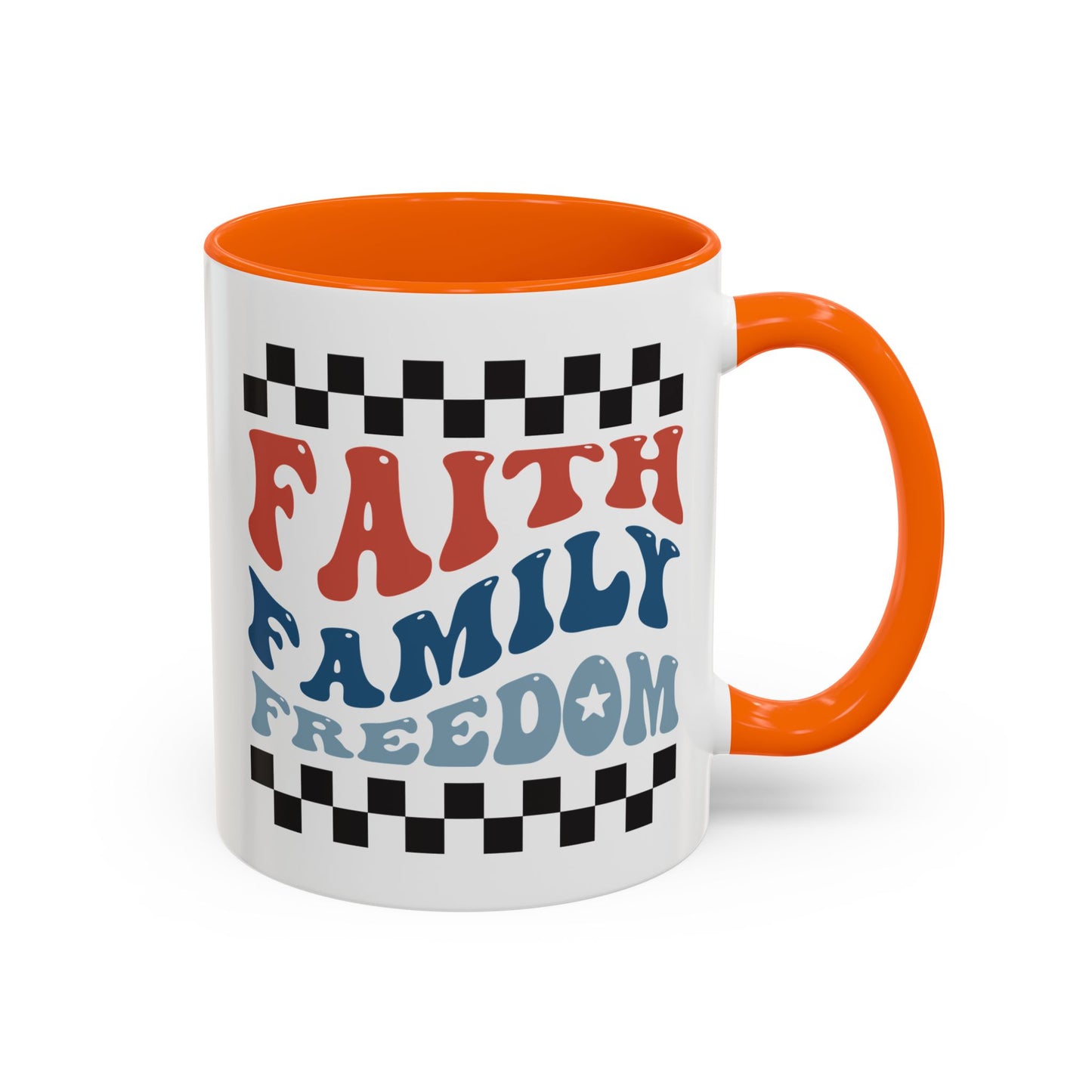 4th of July Mug - Faith Family Freedom