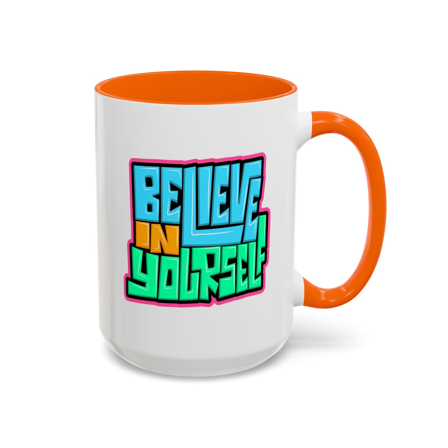 Motivation Mug - Believe In Yourself Graffiti