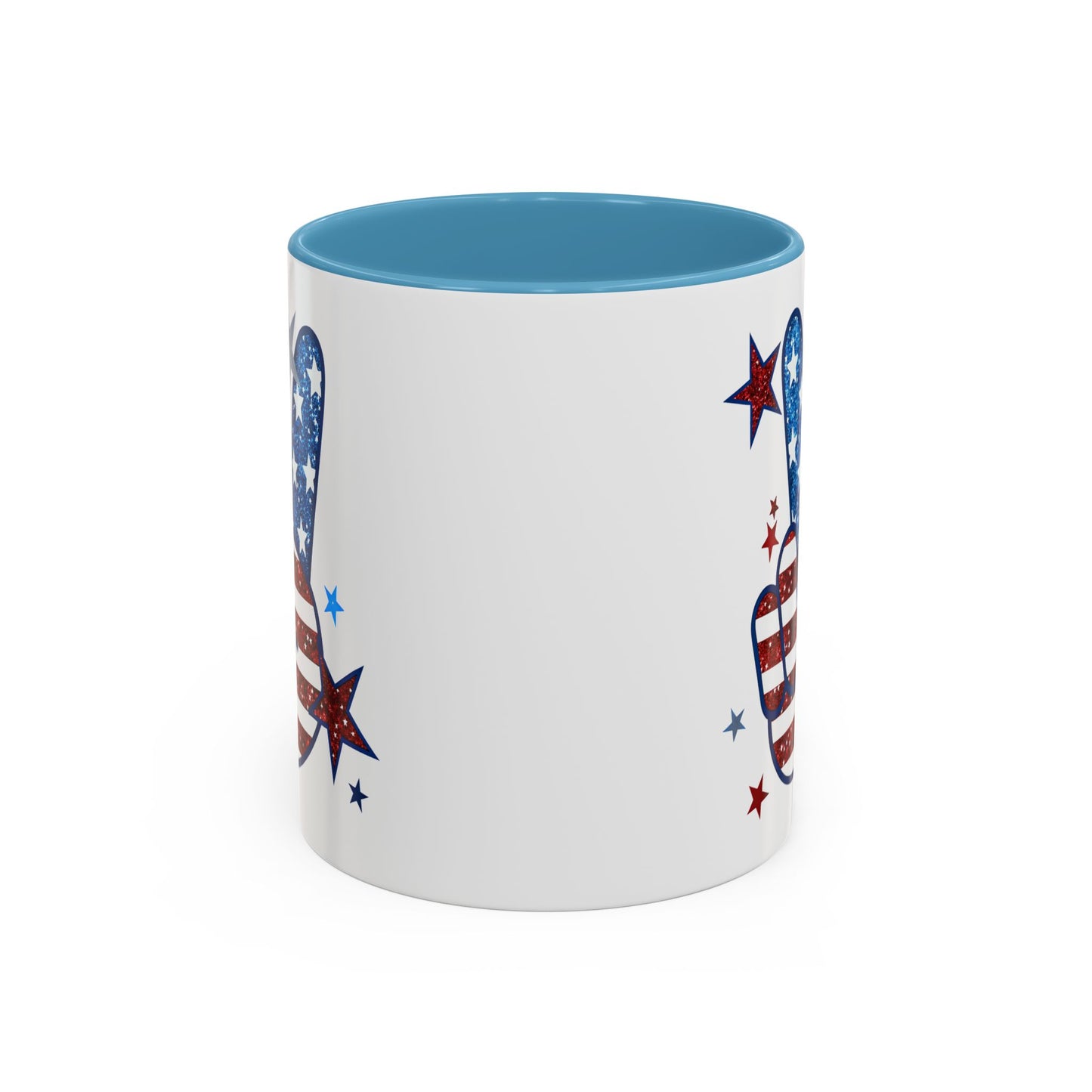 4th of July Mug - America Peace Sign