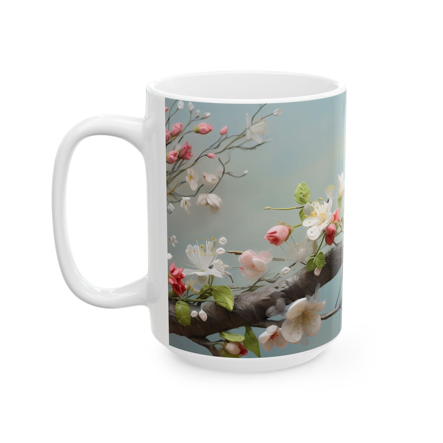Artistic Mug - Felted Bird