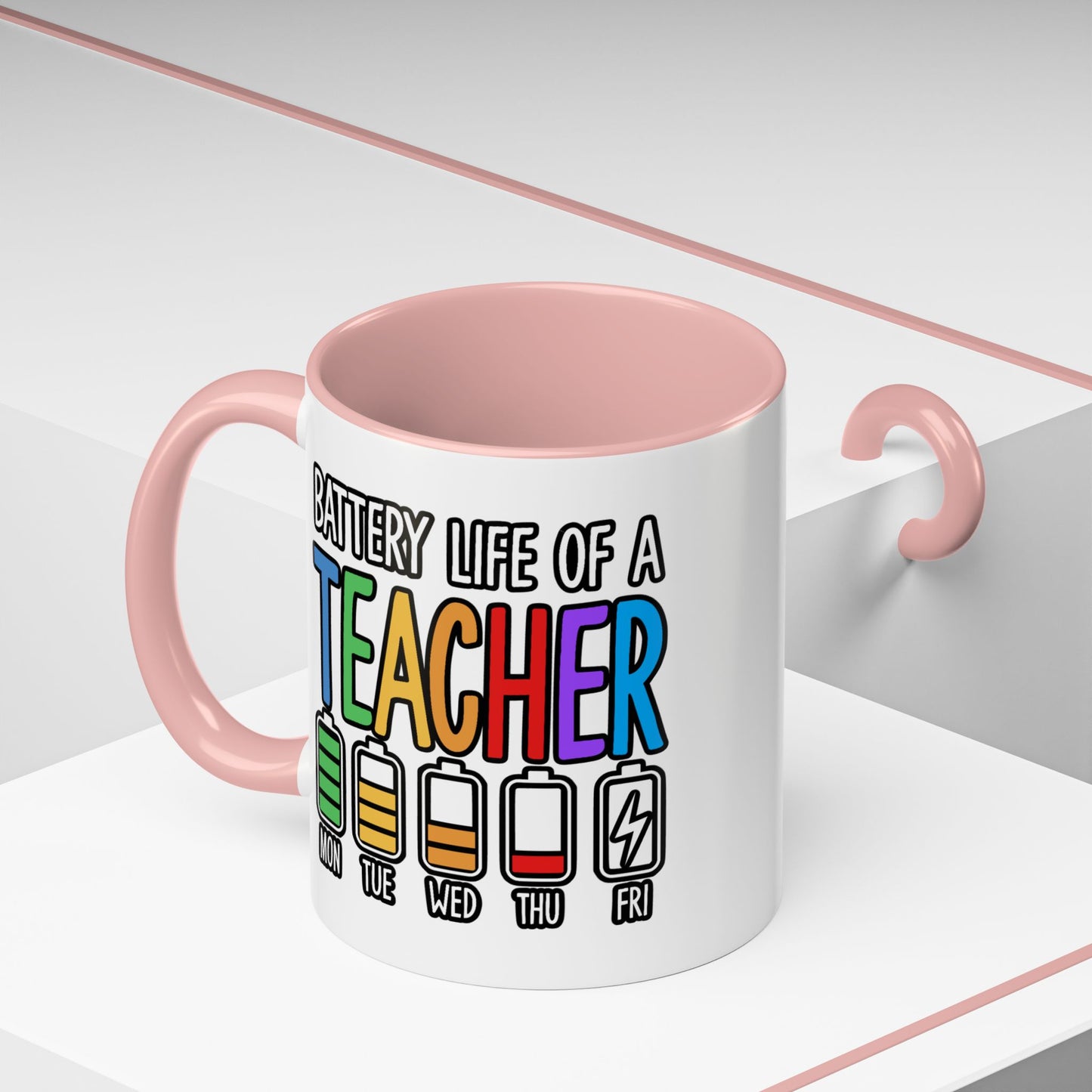Office Mug - Battery Life of a Teacher