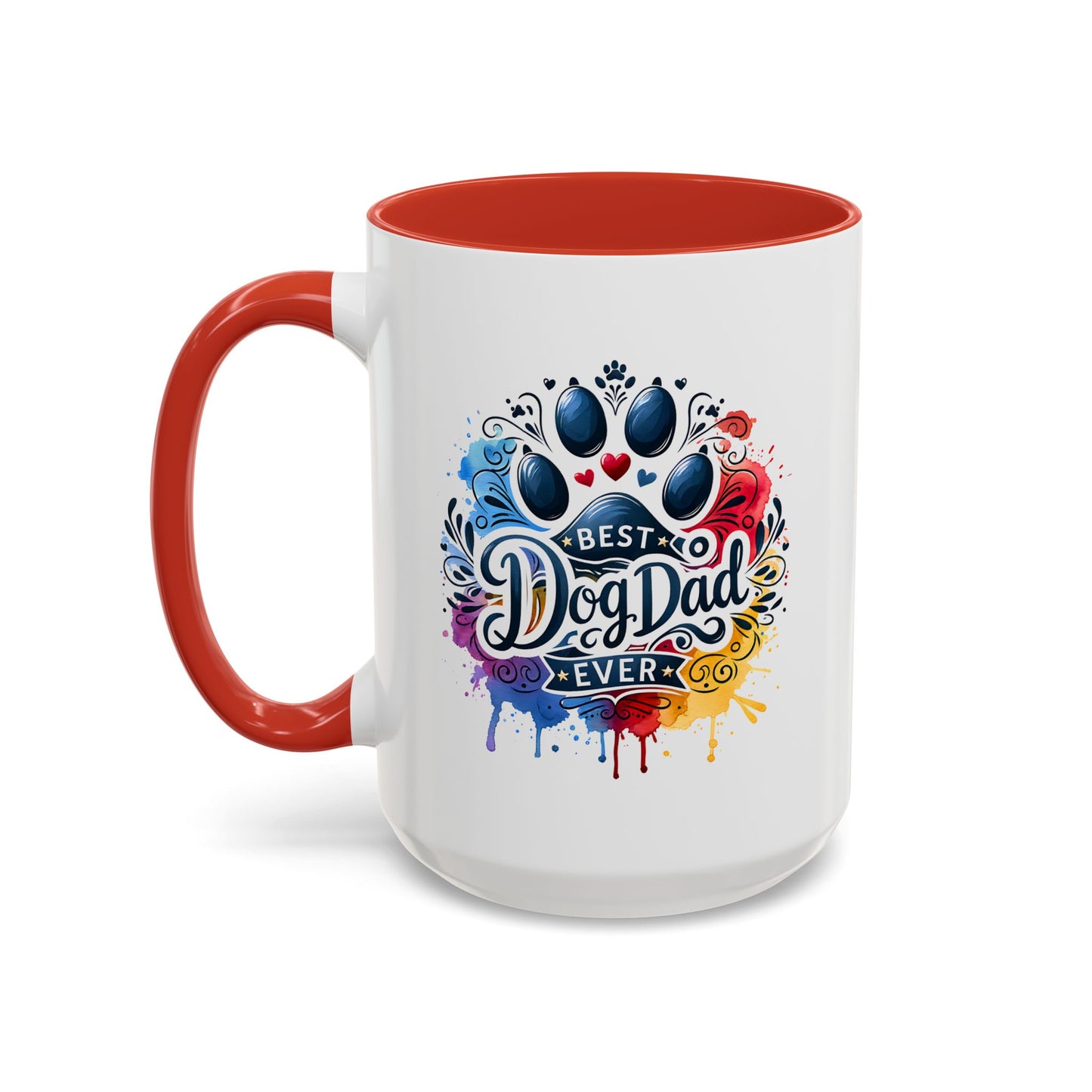 Animal Mug - Best Dog Dad Ever Paw