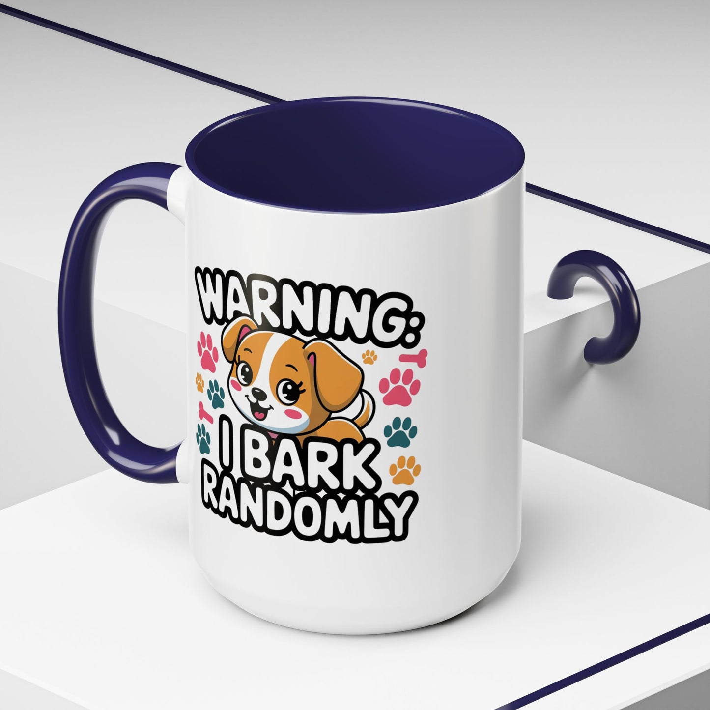 Animal Mug - Warning I Bark Randomly