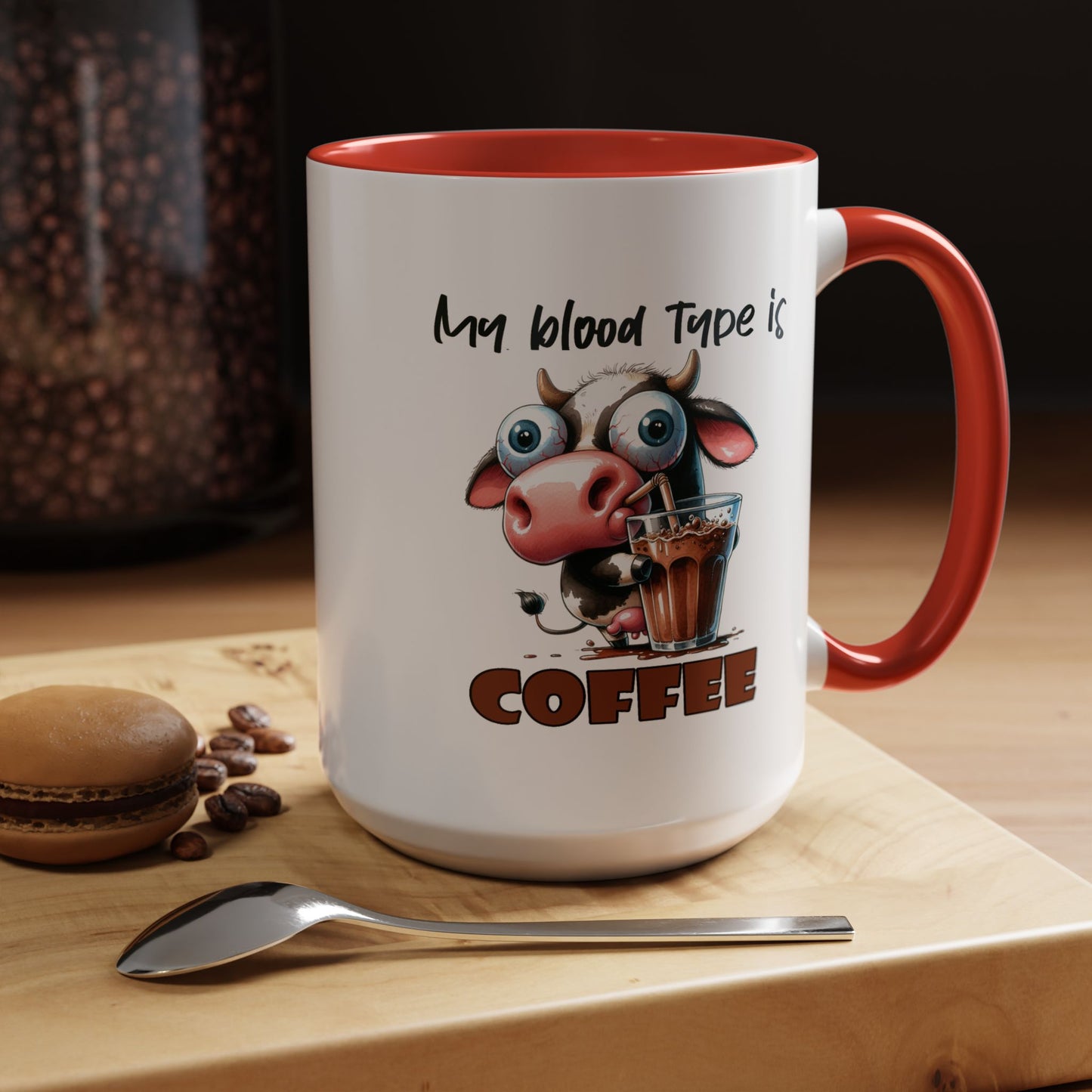 Humor Mug - My Blood Type is Coffee
