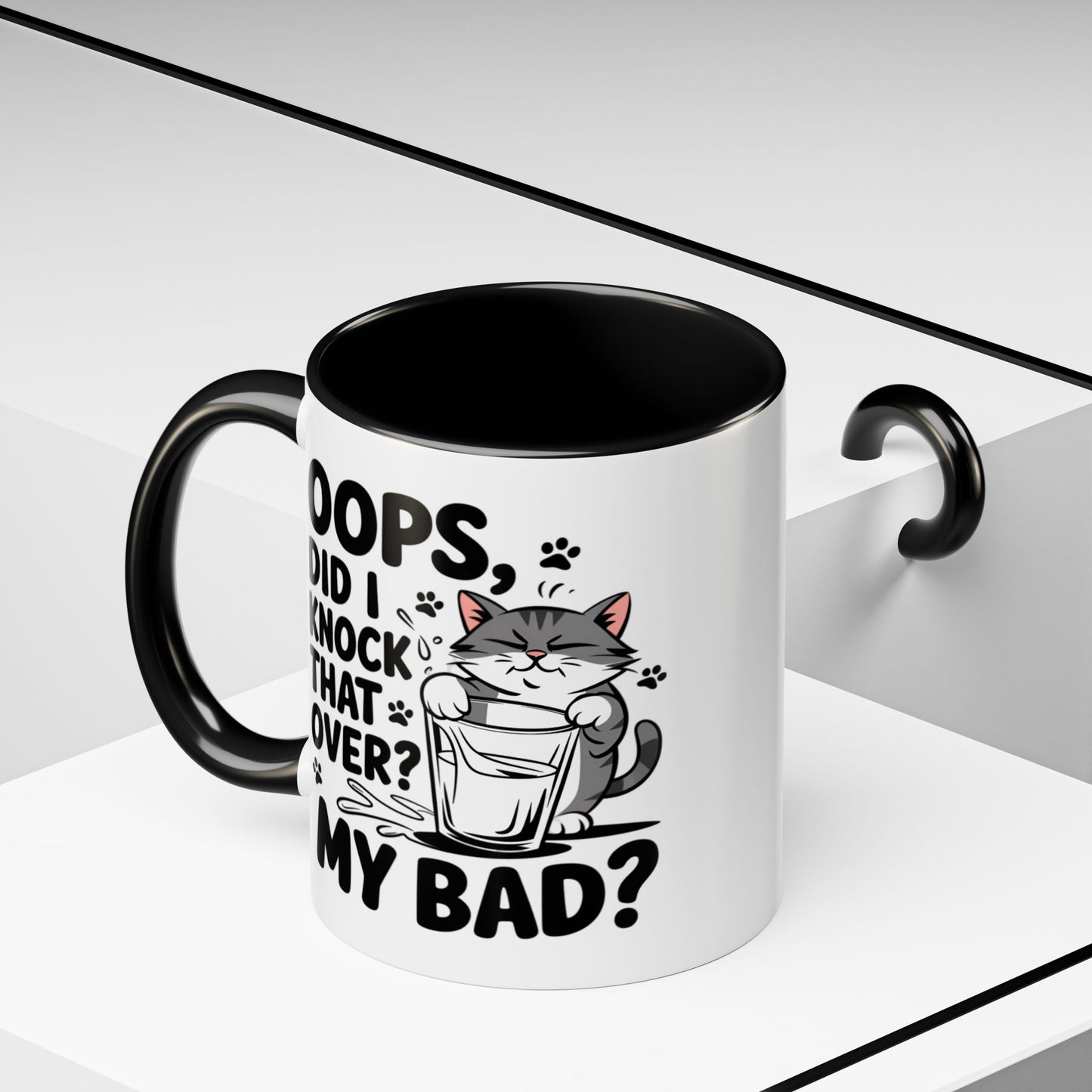 Animal Mug - Oops, Did I Knock That Over