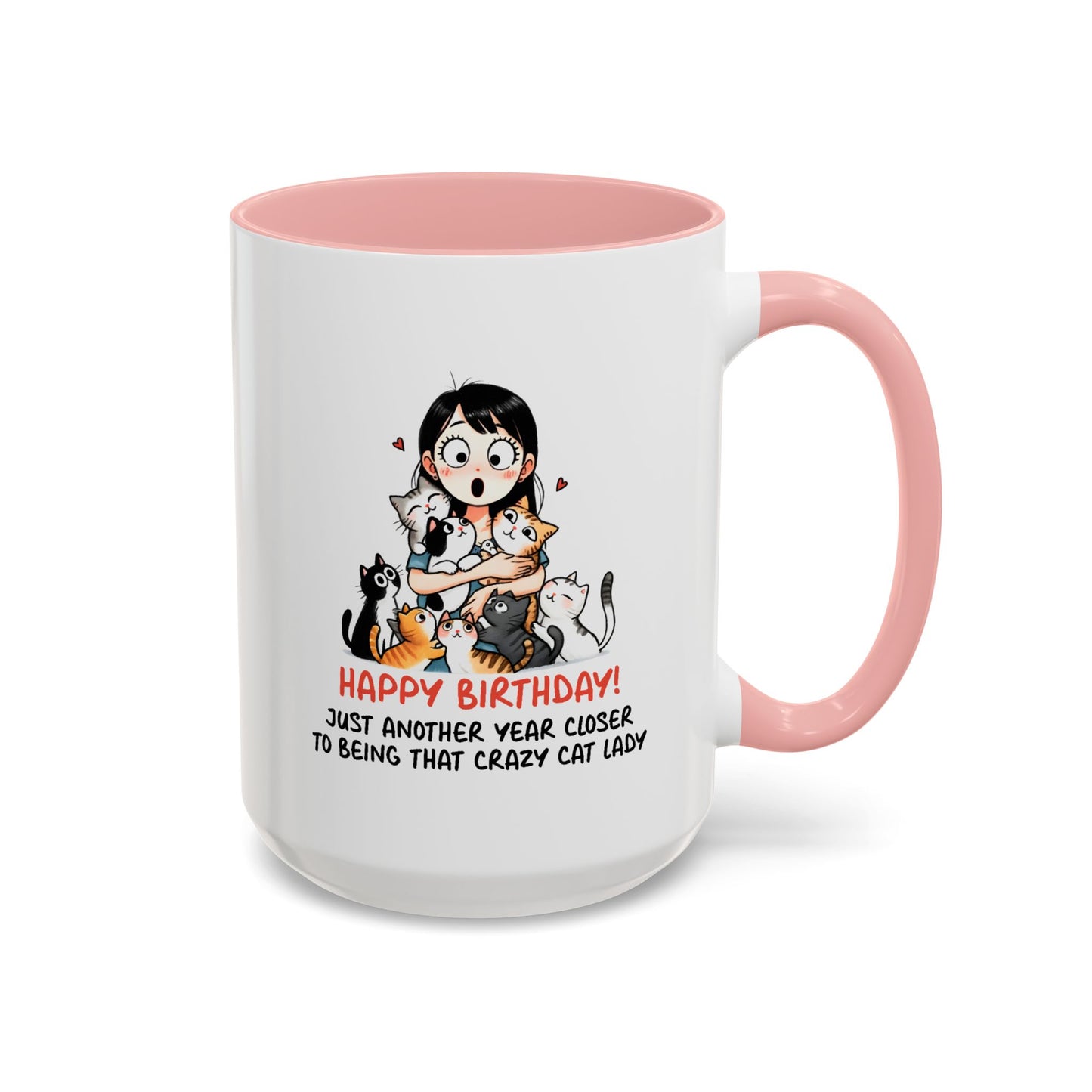 Birthday Mug - Crazy Cat Lady