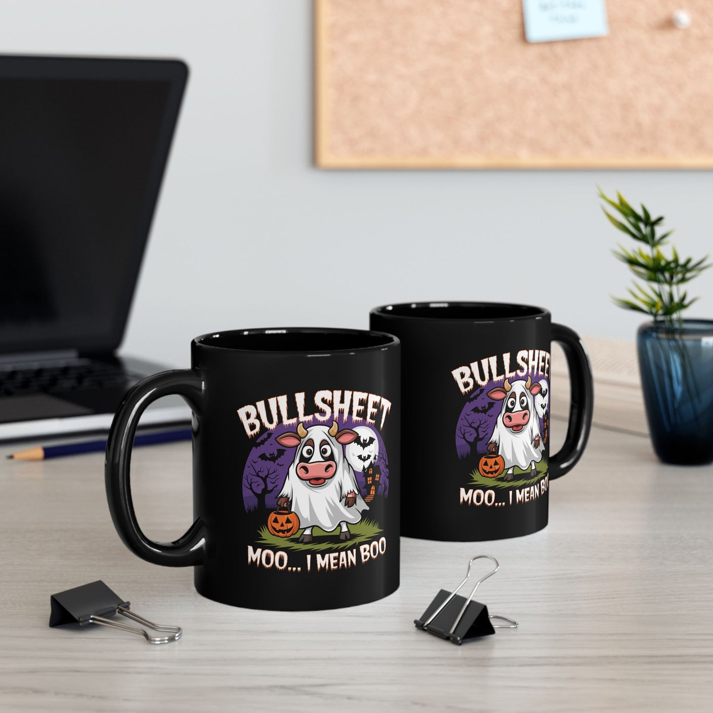 Halloween Mug - Bullsheet Moo...