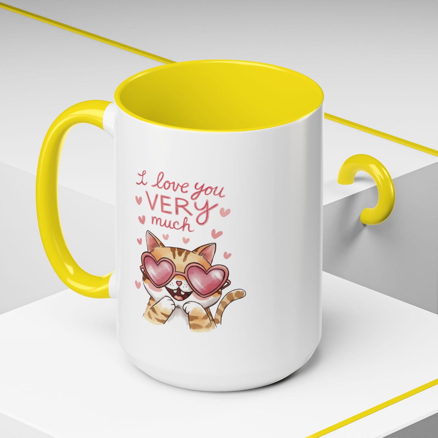 Valentine's Day Mug - I Love You Cat