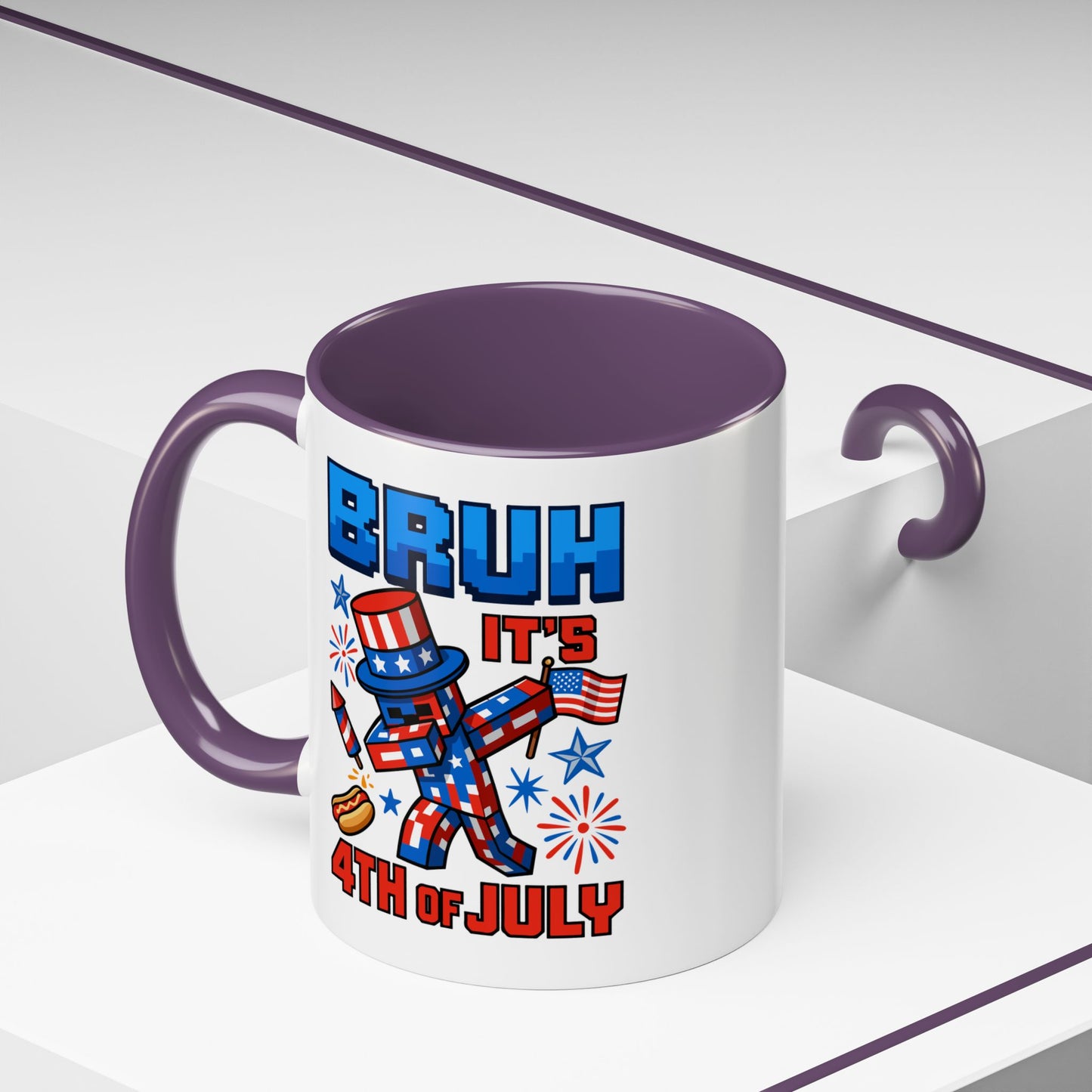 4th of July Mug - Bruh It's 4th of July