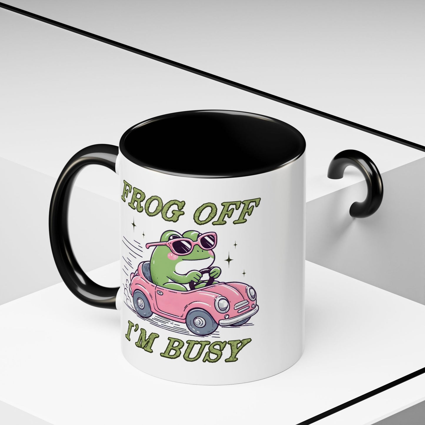 Humor Mug - Frog Off I'm Busy