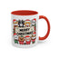 Christmas Mug - Merry Christmas Black Text Cute Animals