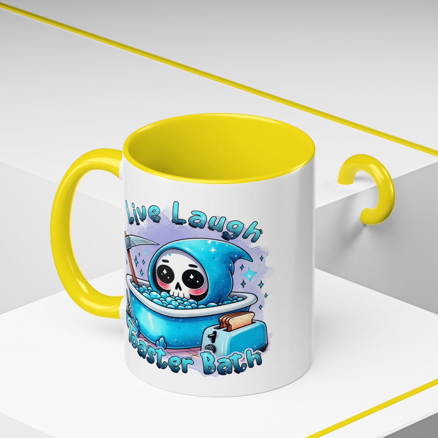 Adult Mug - Live Laugh Toaster Bath