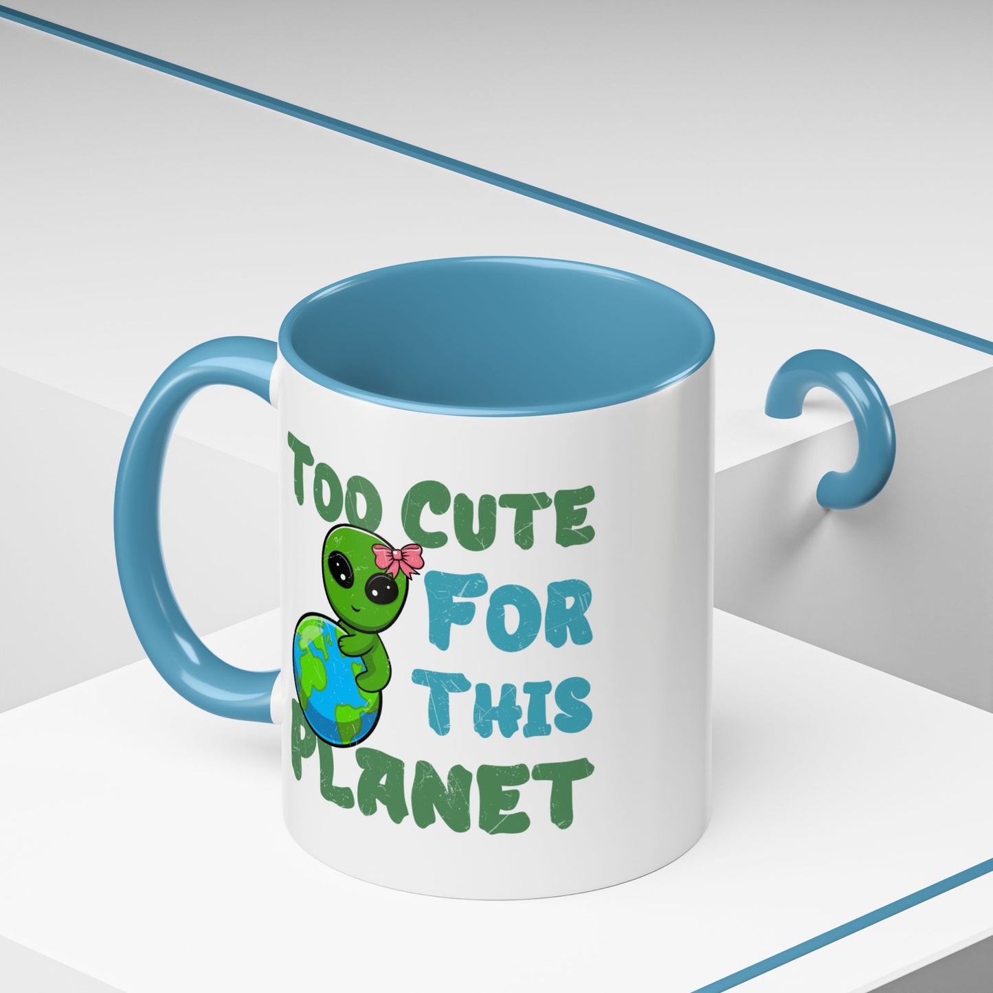 Alien Mug - Too Cute For This Planet
