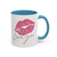 Valentine's Day Mug - Love You Lips Kiss