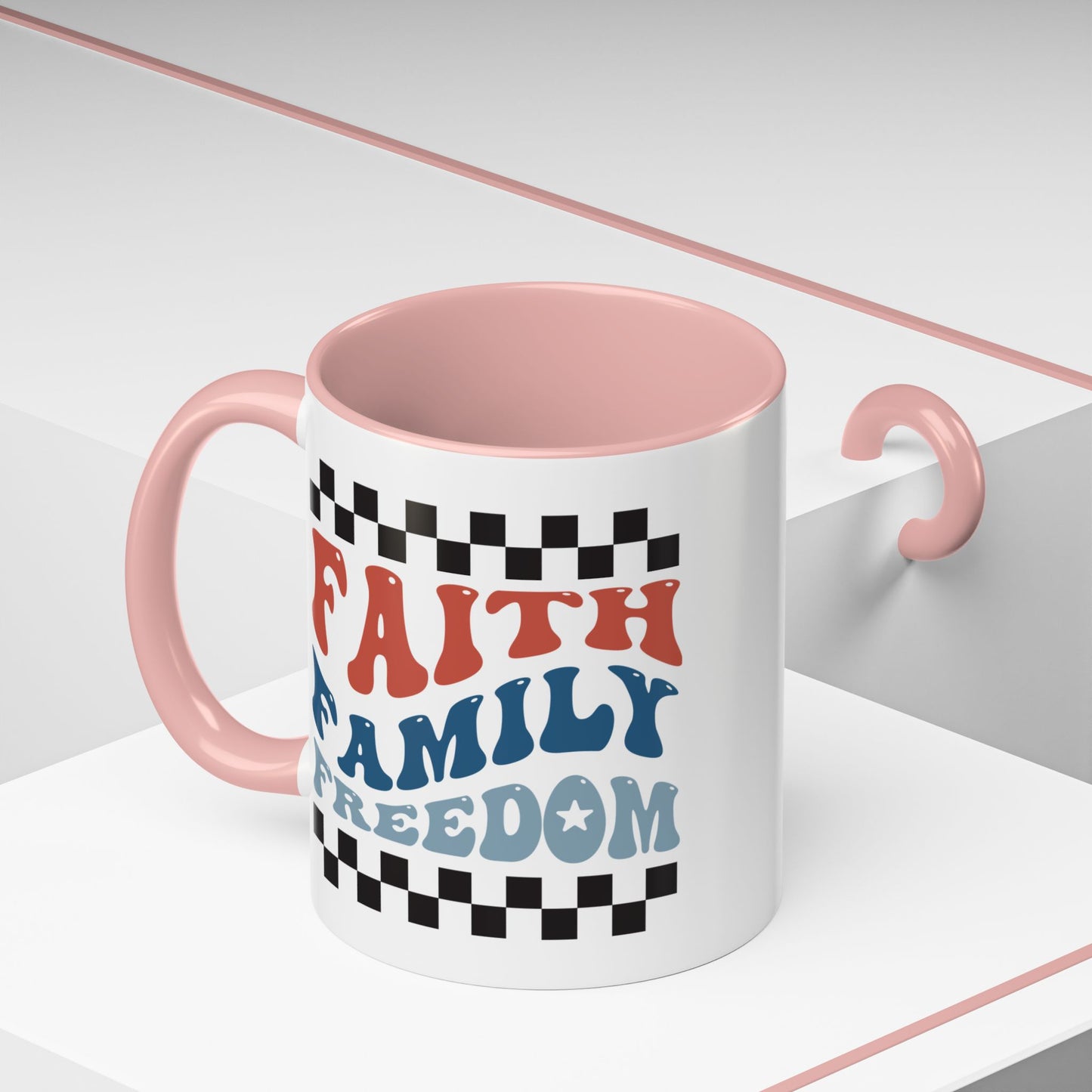 4th of July Mug - Faith Family Freedom