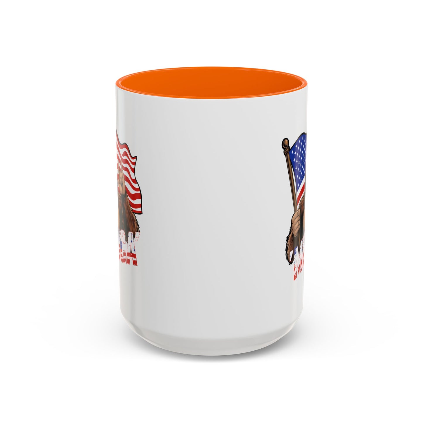 4th of July Mug - Bigfoot USA Flag