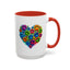 Animal Mug - Dog Paws Heart