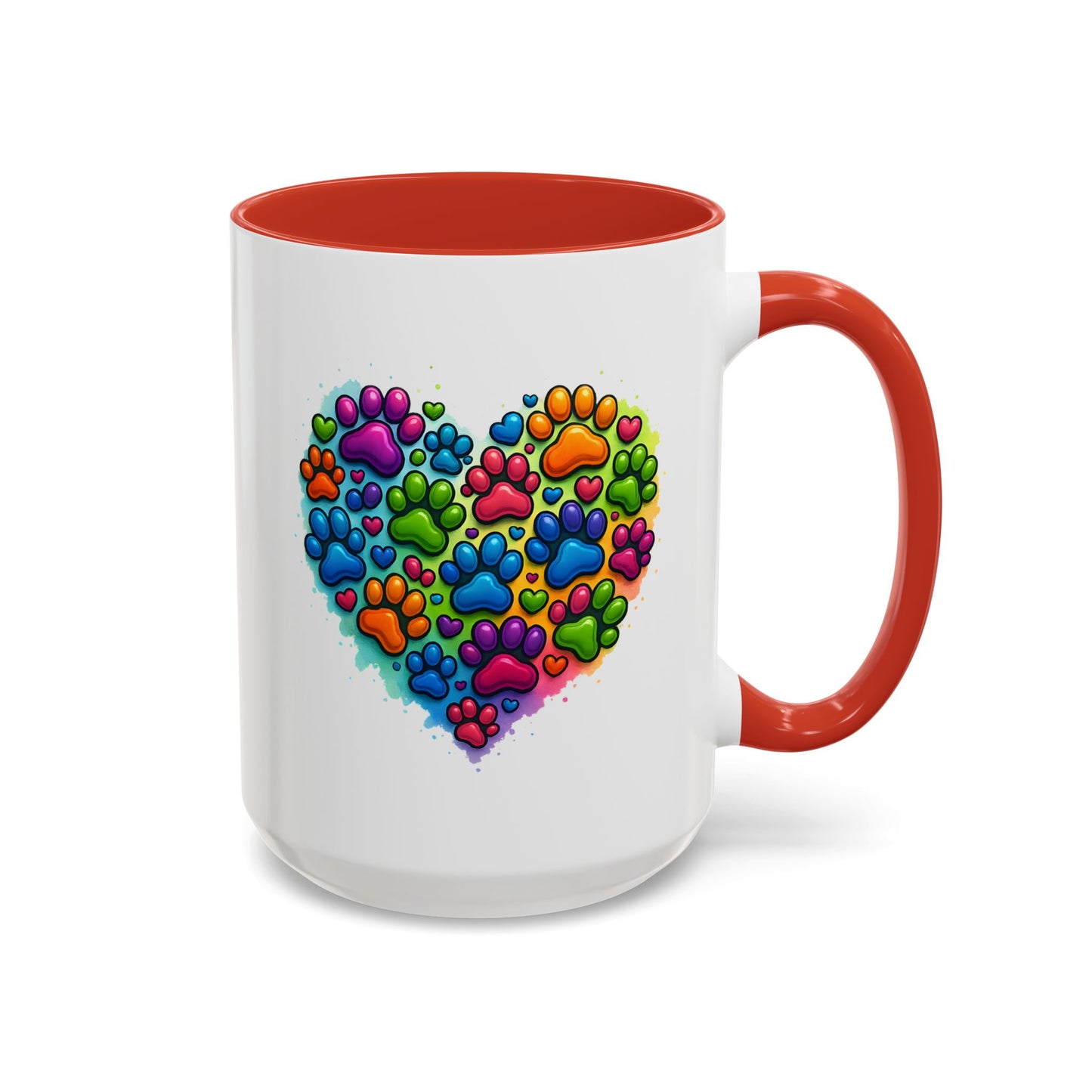 Animal Mug - Dog Paws Heart