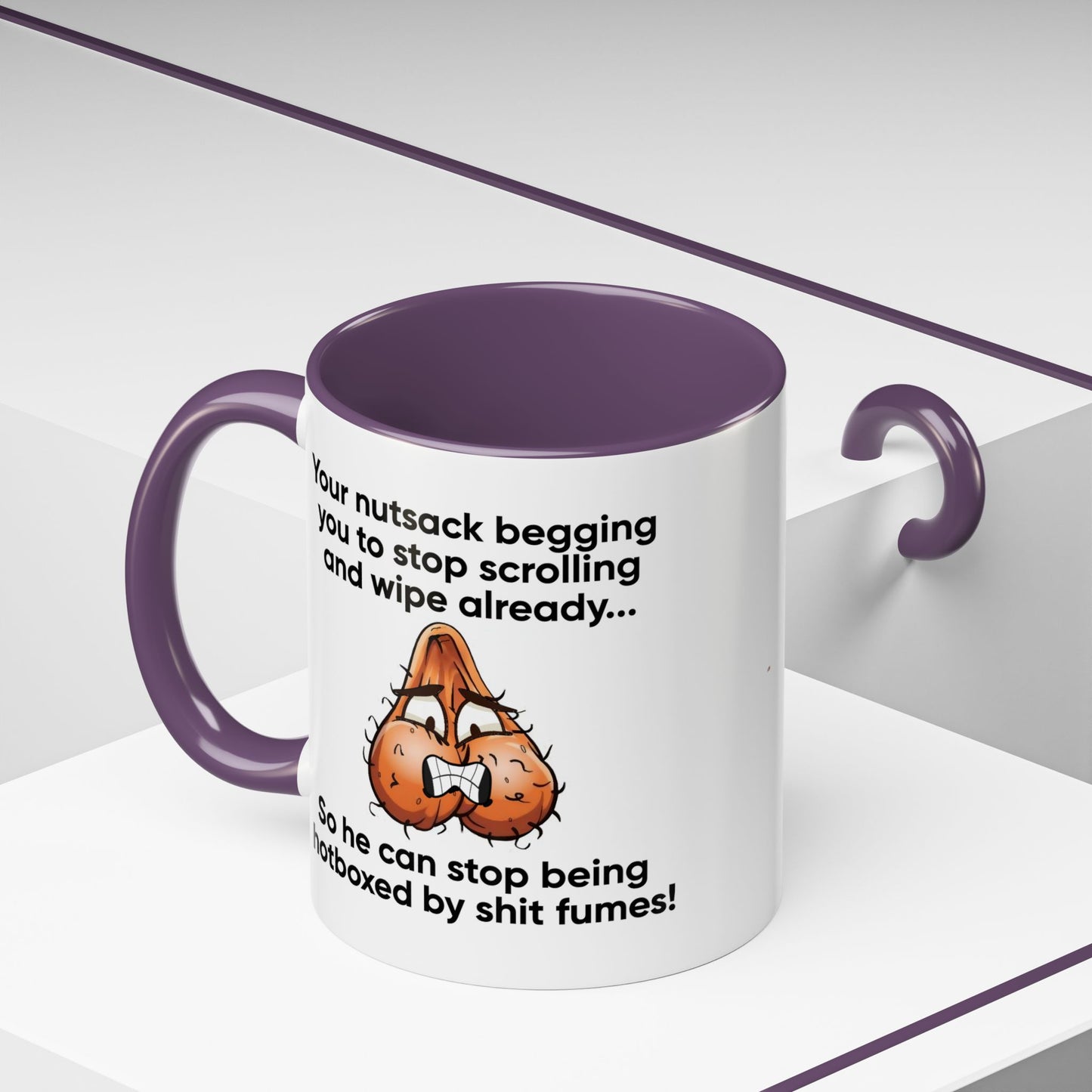 Adult Mug - Your Nutsack Begging You To Stop