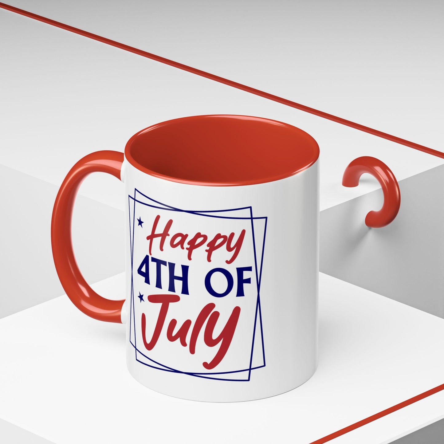 4th of July Mug - Happy Fourth of July Frames