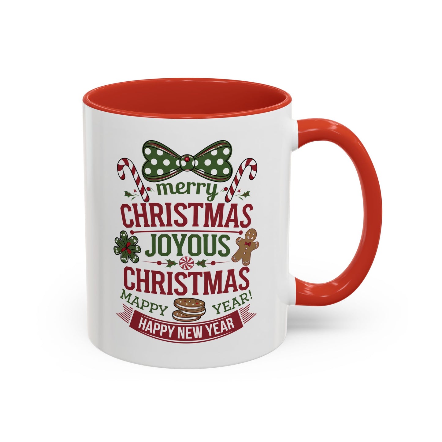 Christmas Mug - Merry Christmas Joyous Christmas Happy New Year