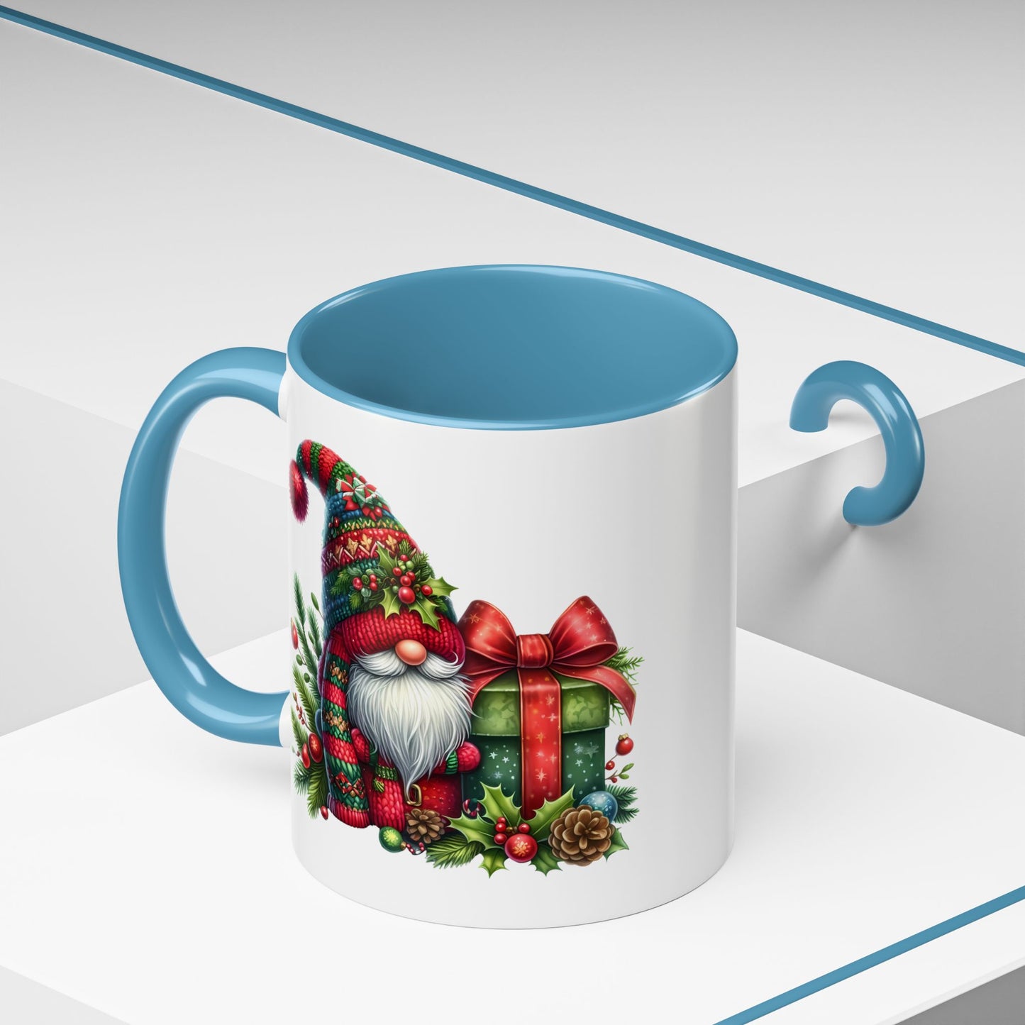 Christmas Mug - Gnome and Present