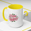 Christmas Mug - Merry Christmas Red Text Mistletoe