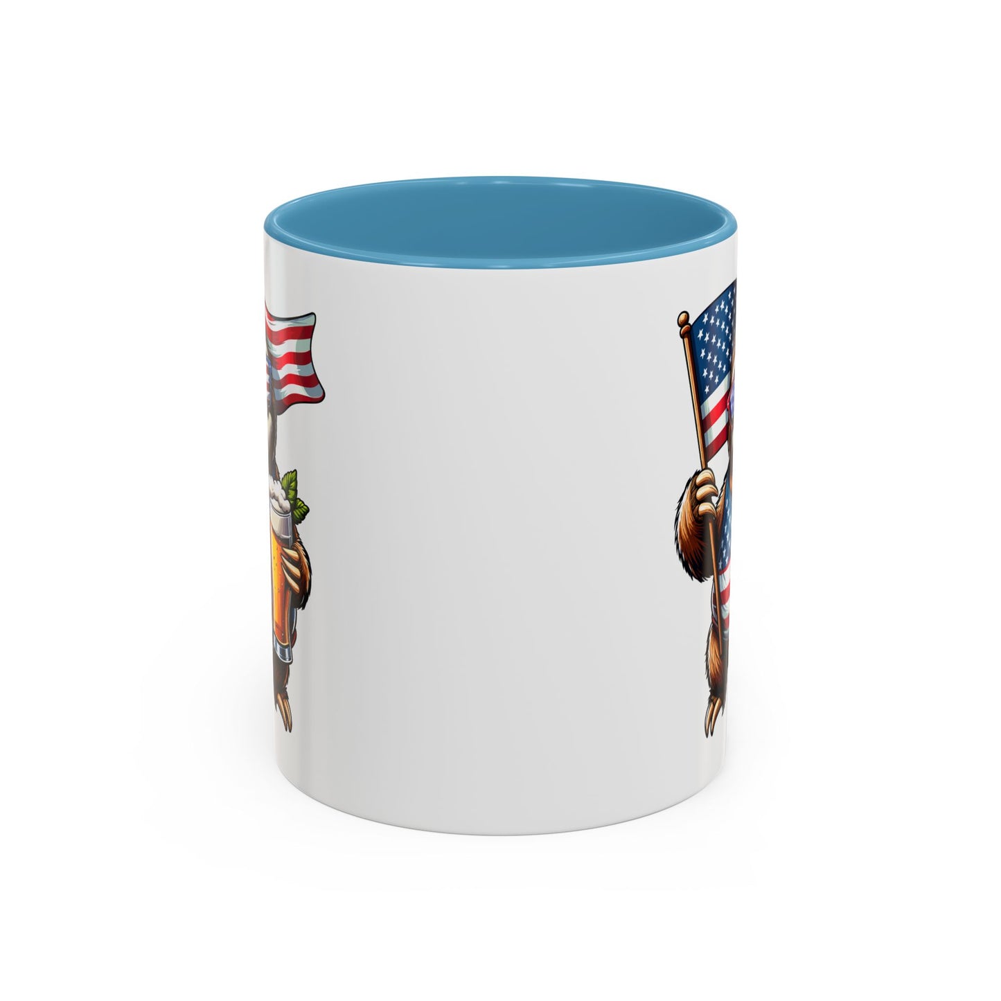 4th of July Mug - Merica Sloth