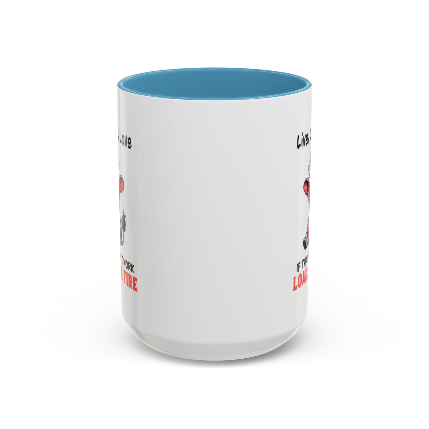 Humor Mug - Live Laugh Love Cow