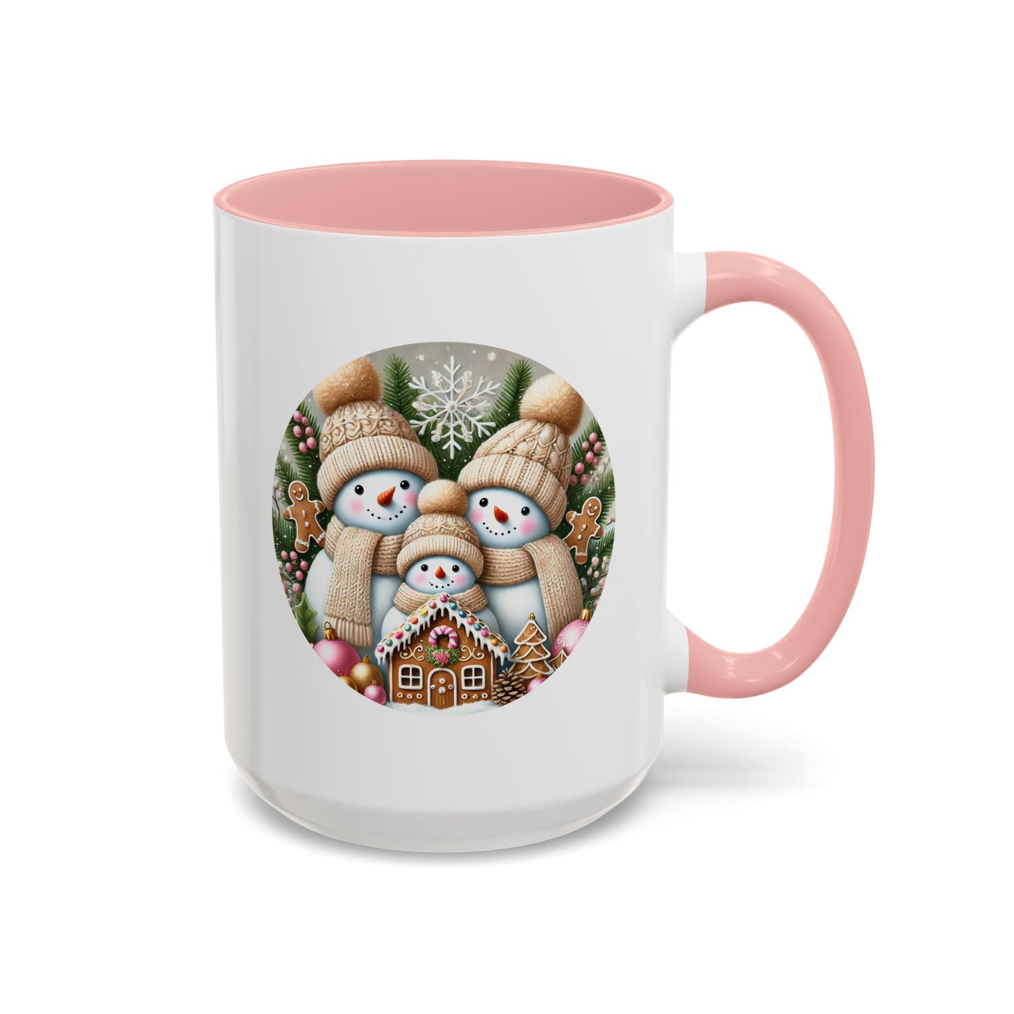 Christmas Mug - Gingerbread Snowman Family