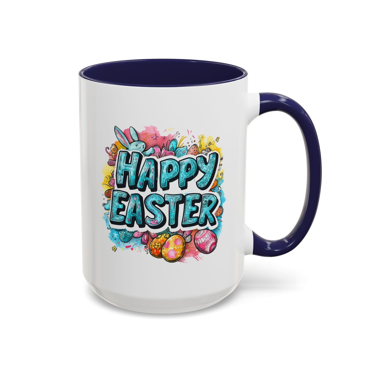 Easter Mug - Happy Easter Blue
