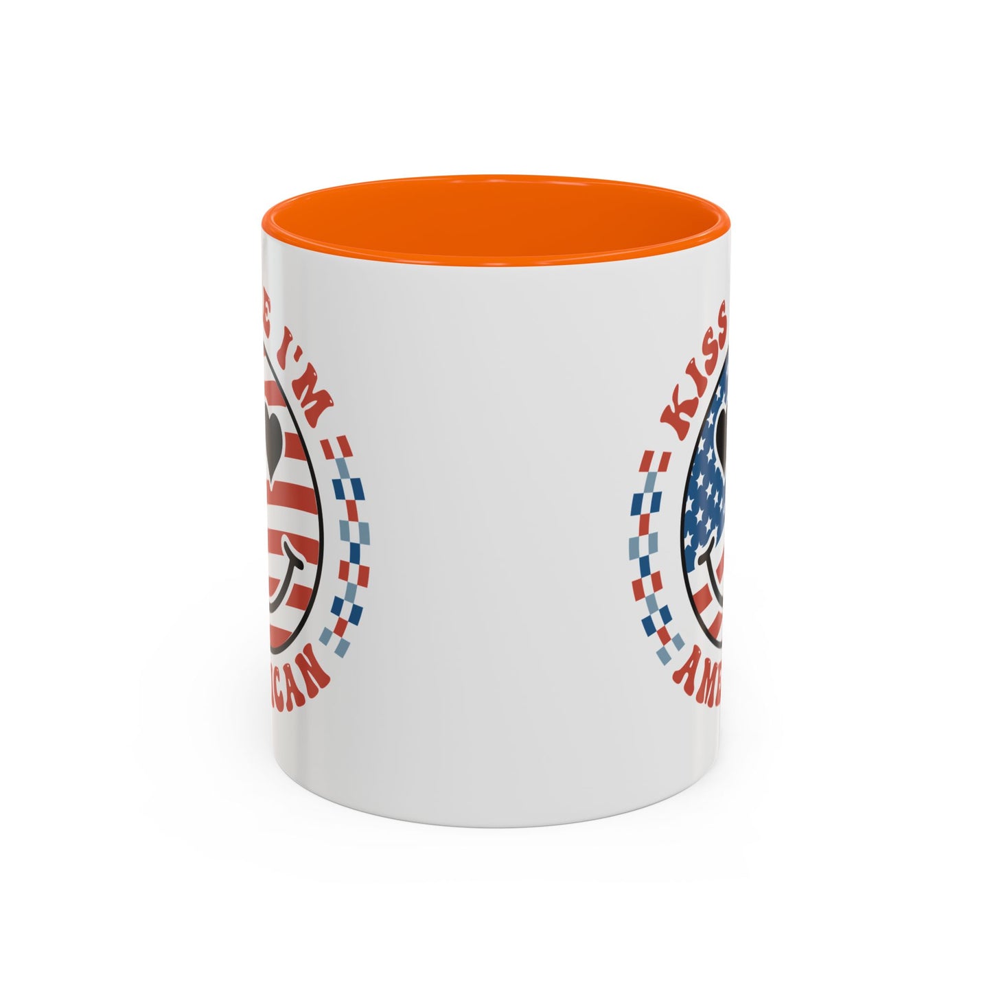 4th of July Mug - Kiss Me I'm American