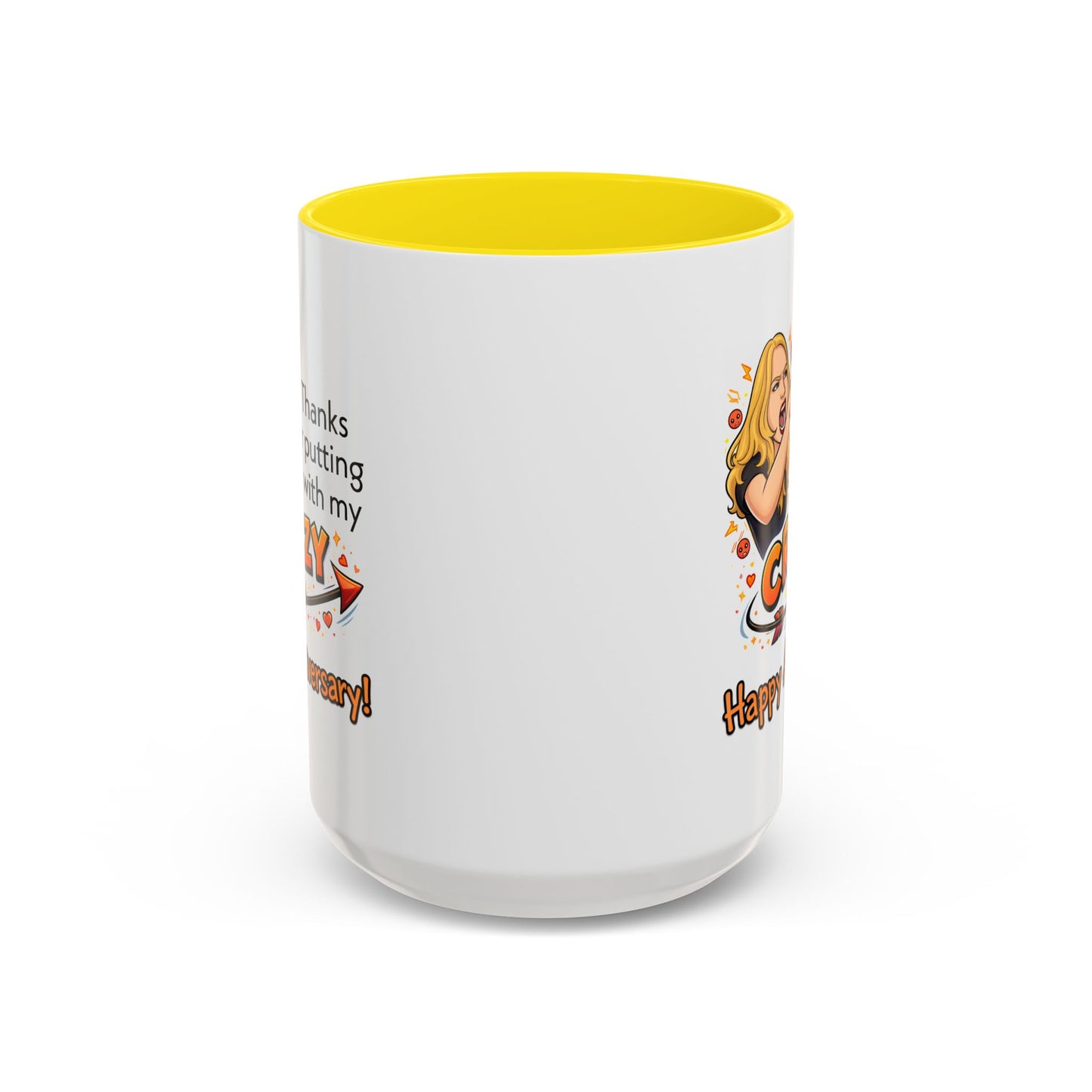 Anniversary Mug - Thanks For Putting Up