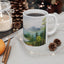 Artistic Mug - Felted Landscape 3