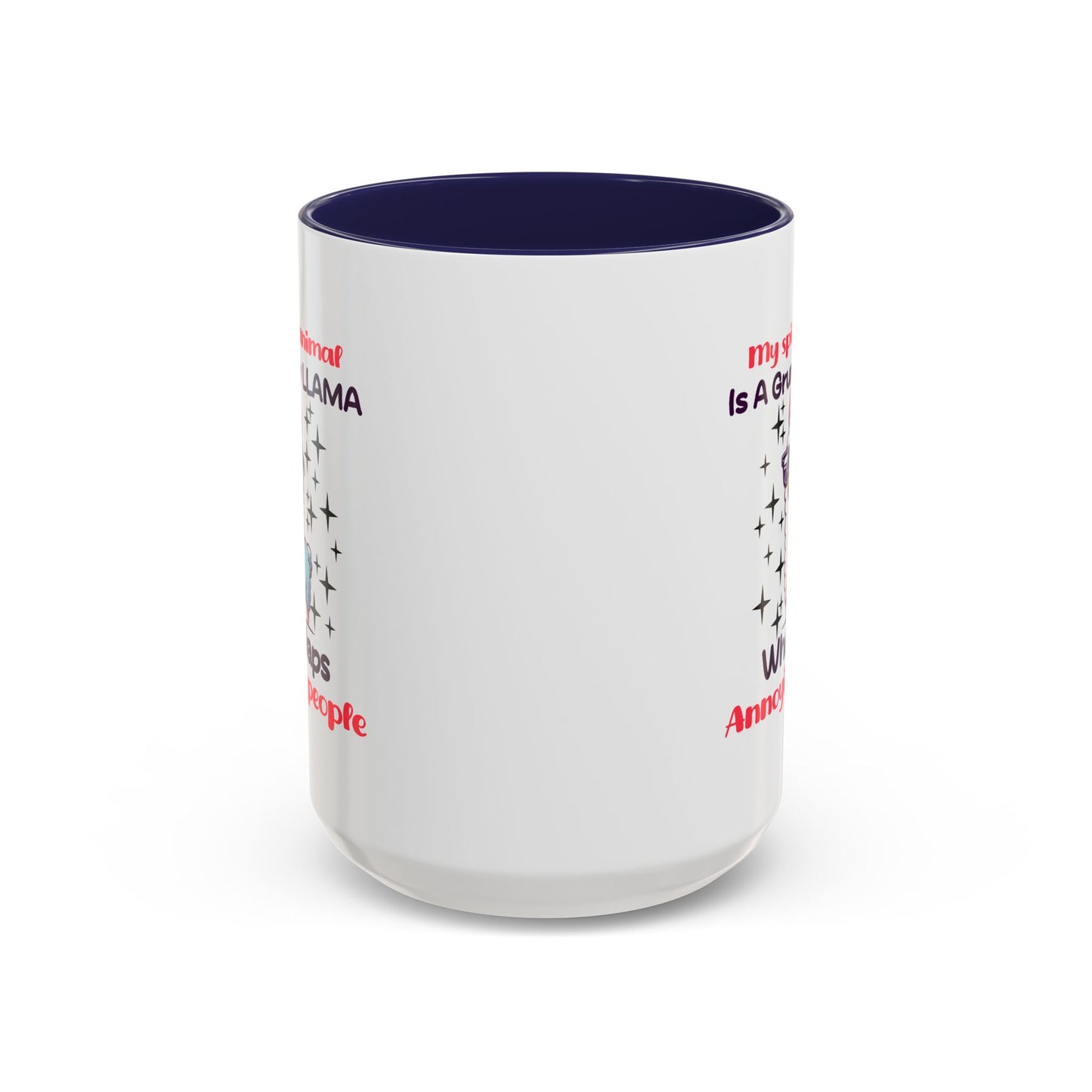 Humor Mug - My Spirit Animal is a Grumpy Llama