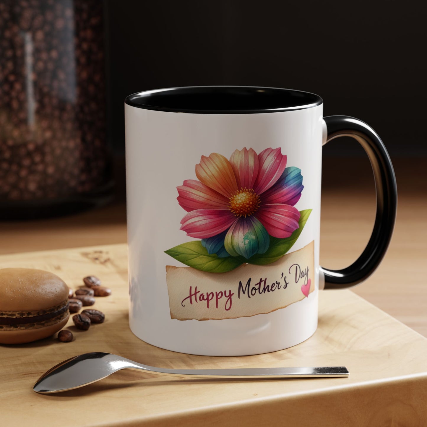 Mother's Day Mug - Happy Mother's Day Flower