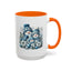 Christmas Mug - Blue Snowman Family