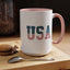4th of July Mug - USA American Flag