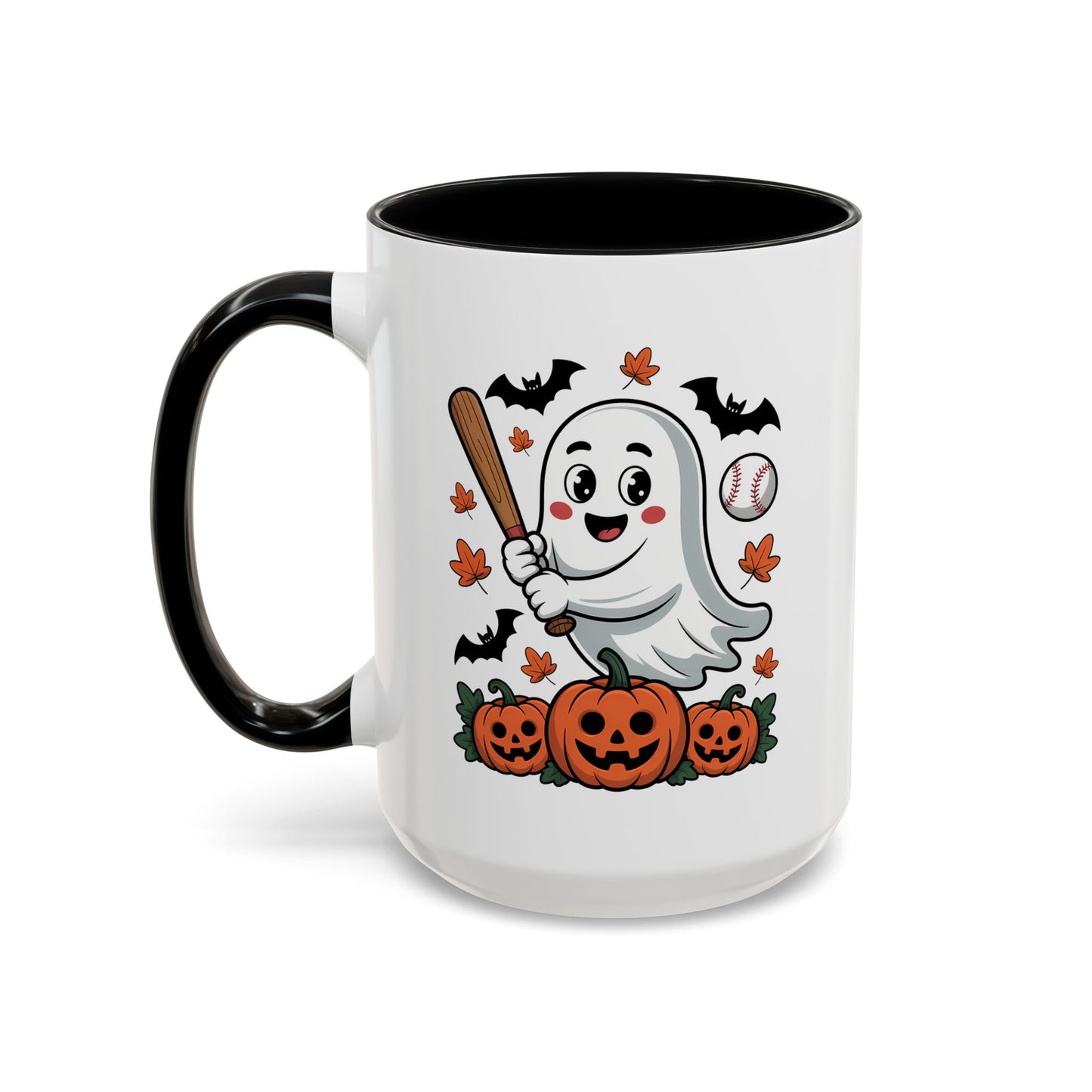 Halloween Mug - Ghost With Baseball Bat