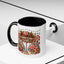 Christmas Mug - Candy Cane Lane White Text Ornaments Candy