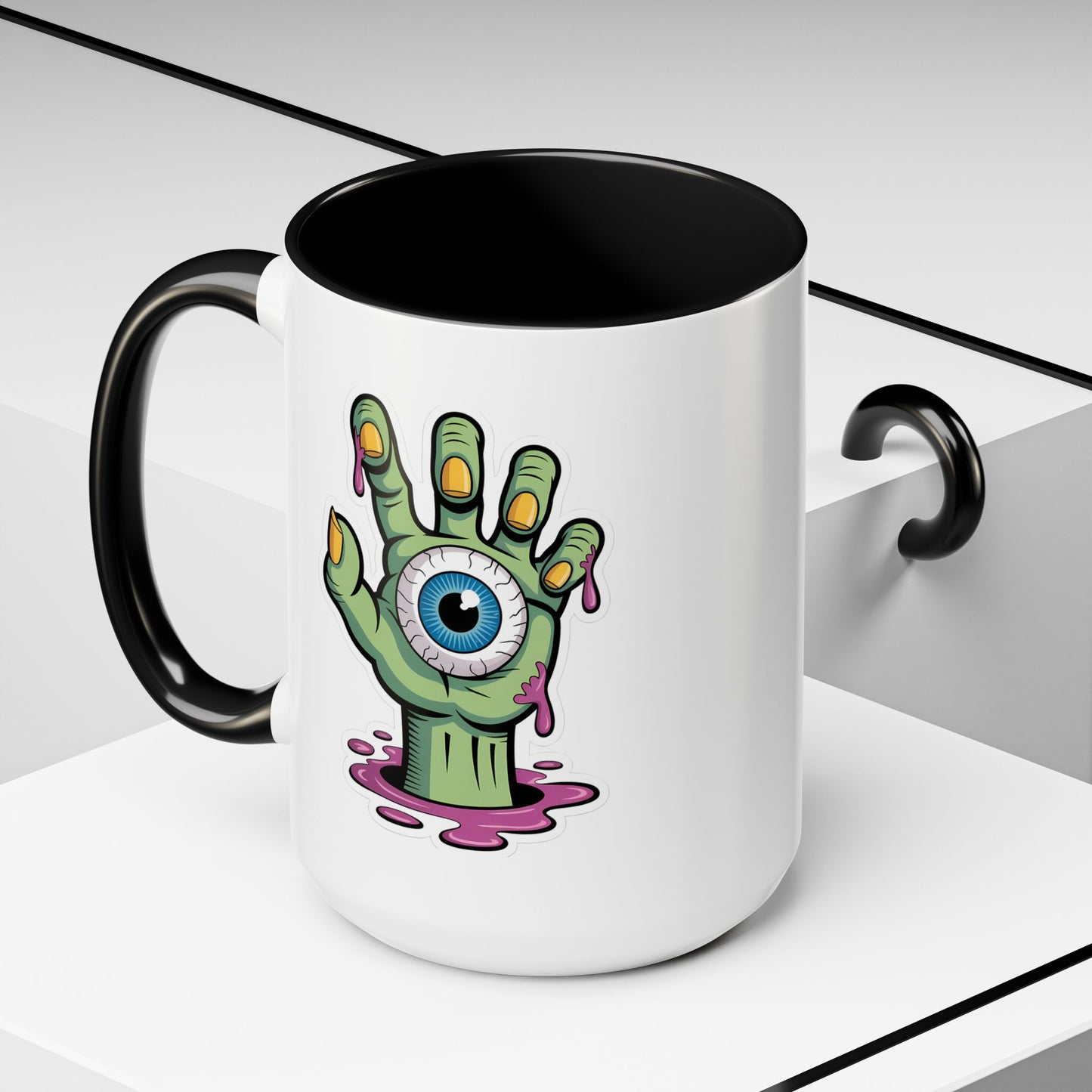 Halloween Mug - Eye Ball Hand