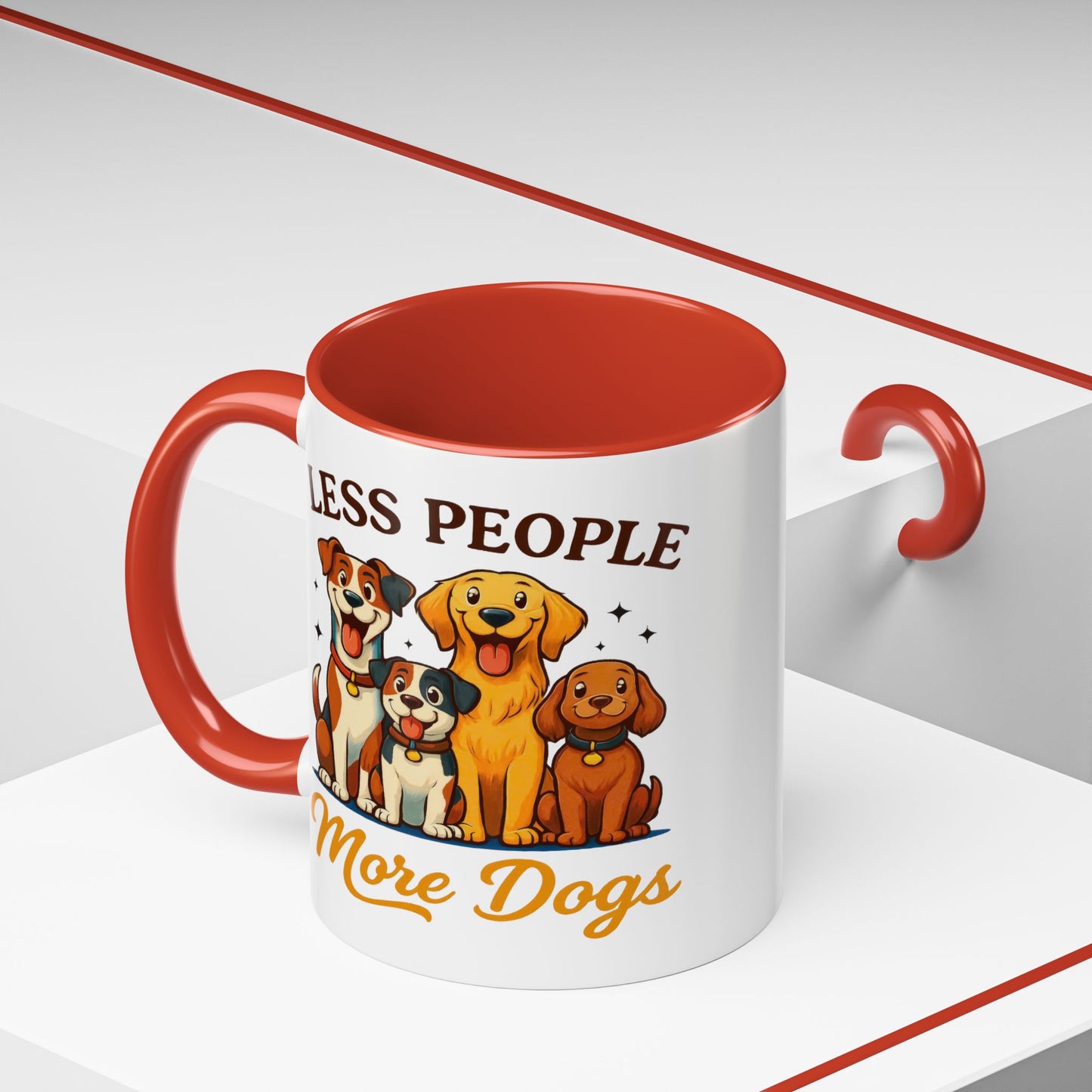 Animal Mug - Less People More Dogs