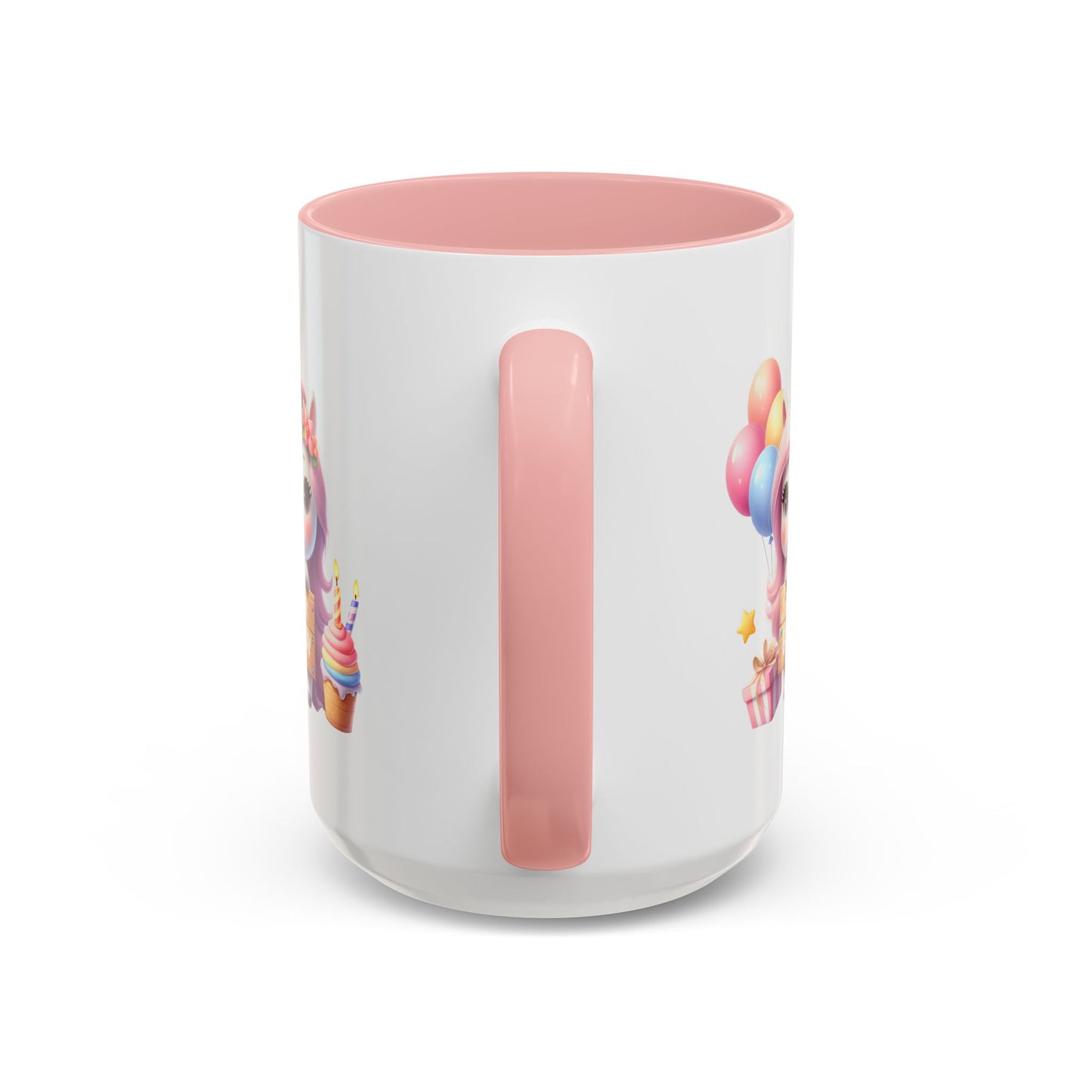Birthday Mug - Girl Unicorn Happy Birthday Sign 2